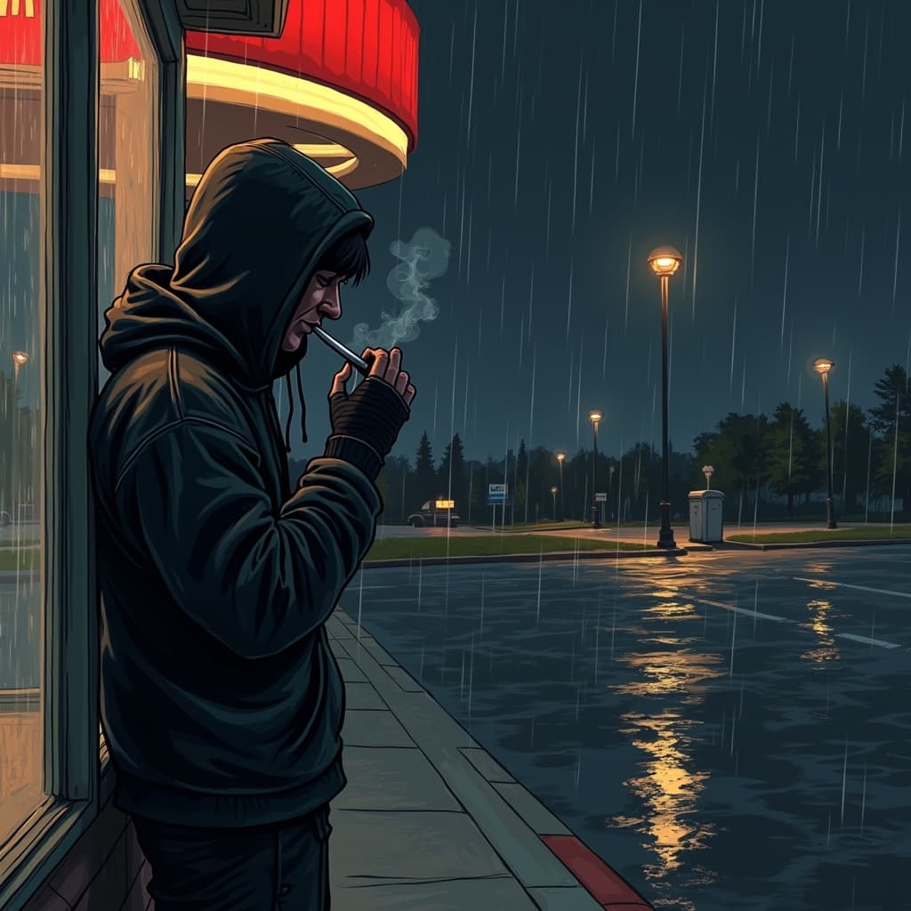 Doomer night shift wojak